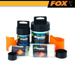 Fox Edges Rapide Load PVA Bag System Fast Melt 55mm x 120mm 25 Bags/Small Loader CPV048