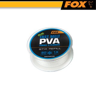 Fox Edges PVA Mesh Fast Melt Refills 14mm Stix 20m CPV071