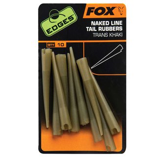 Fox Edges Naked Line Tail Rubbers Trans Khaki