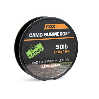Fox Edges Submerge Camo Leader 50lbs / 22,7Kg