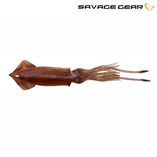 Savage Gear 3D TPE Swim Squid 250mm 110g Brown UV