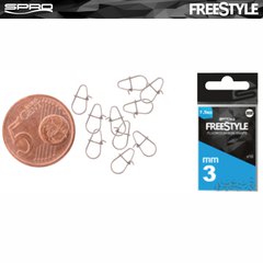 Spro Freestyle Reload Fluoro Snaps 3mm