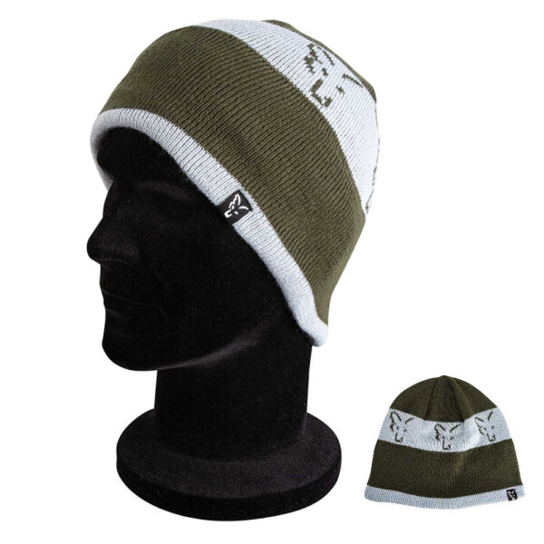 Fox Chunk Beanie Green / Silver Mütze