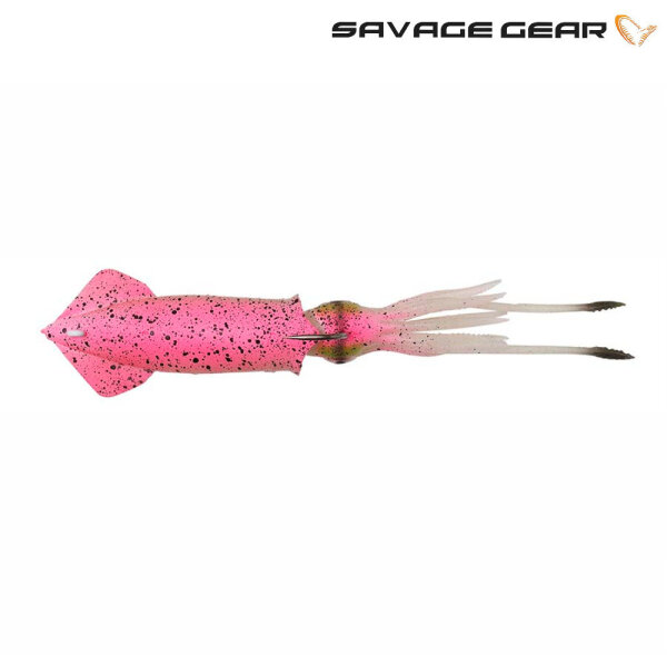 Savage Gear 3D TPE Swim Squid 188mm 63g Pink Glow