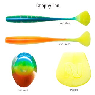 Narval Choppy Tail Gummifisch 10cm