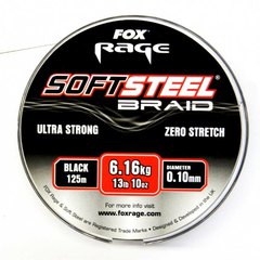 Fox Rage Soft Steel Braid 0,10mm / 6,16Kg 125m Black