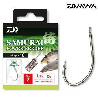 Daiwa Samurai Vorfachhaken Power Feeder 0,25mm Gr.2