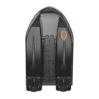 Carp Royale Imperator 5.71 Futterboot Schwarz Blei Akku mit Echolot + GPS + Autopilot + Luftdruckmesser