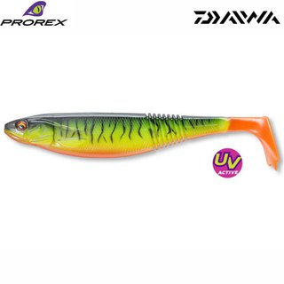5 Stck Daiwa Prorex Classic Shad Duckfin 10,0cm Firetiger