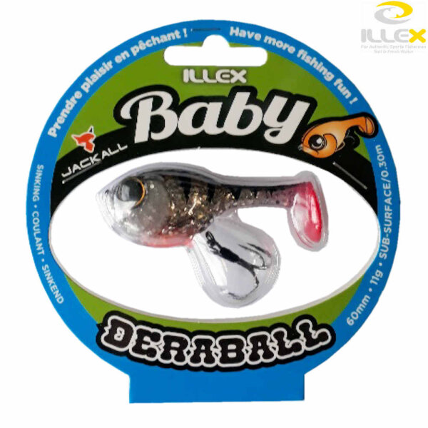 Illex Baby Dera Ball 60mm Ghost Perch