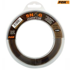 Fox Snag Leader Line Camo 0,47mm 30lb = 13,6Kg 100m