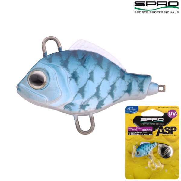 Spro ASP Jiggin Spinner UV 18g Herring