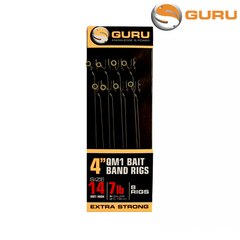 Guru QM1 Bait Band Ready Rigs 4 size 12 9lb/0,22mm GRR210)