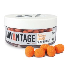 Daiwa Advantage Baits Semi Buoyant 6/8mm orange (Chocolate)