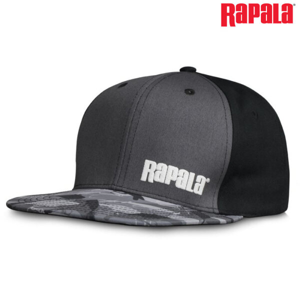 Rapala Lure Camo Flat Brim Snapback Cap