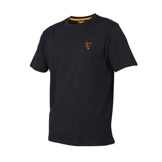 Fox Collection Orange Black T-Shirt Gr.S