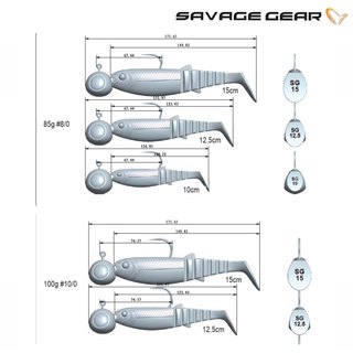 Savage Gear Rattle Jig Head Japan Red UV Gr. 8/0 70g