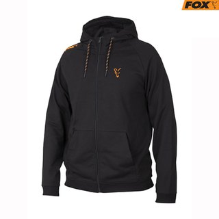 Fox Collection Black Orange Lightweigt Hoodie