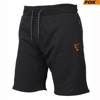 Fox Collection Black Orange Lightweight Shorts