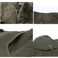 Fox Collection Green Silver Combat Shorts Gr.L