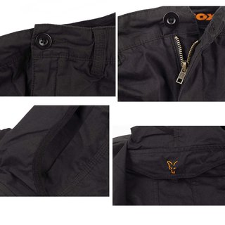 Fox Collection Black Orange Combat Shorts Gr.S