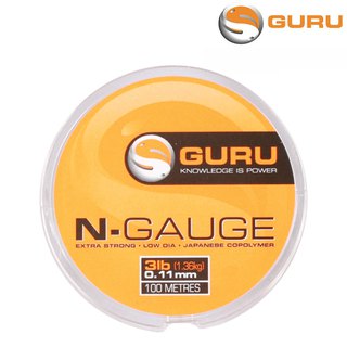 Guru N-Gauge 7lb 0,19mm 100m Vorfachschnur