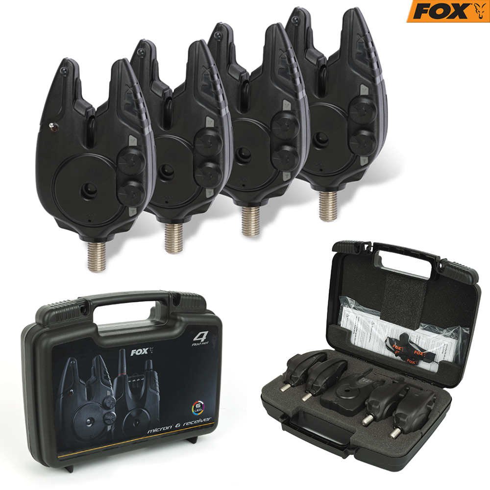 Setting fox. Fox MX 4+1 сигнализаторы. Сигнализаторы поклевки Fox Micron MX 4+1. Сигнализаторы Fox Micron MX. Сигнализаторы Fox Micron MX 3 Rod Set.