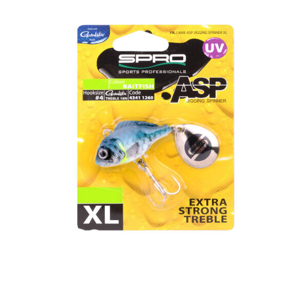 Spro ASP Jiggin Spinner UV XL 50g Baitfish
