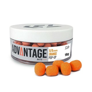 Daiwa Advantage Baits Pop Up 6/8mm orange (Chocolate)