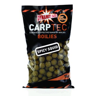 Dynamite Baits CarpTec Boilies 1Kg Spicy Squid 15mm