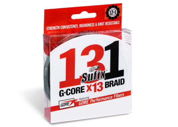 Sufix G-Core x13 Braid Chartreuse 10m 0,185mm 11,4kg