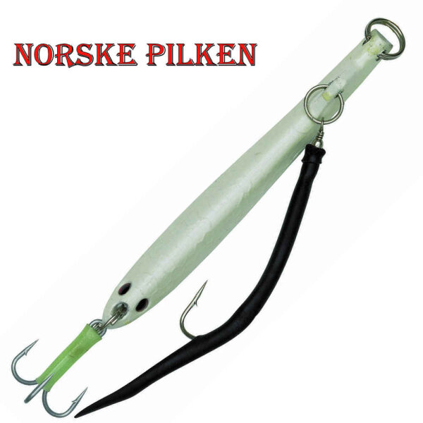 Kinetic Norske Pilken Pilker mit Makk Luminous 500g