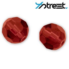 Quantum 4Street Glass Bead 6mm Rot