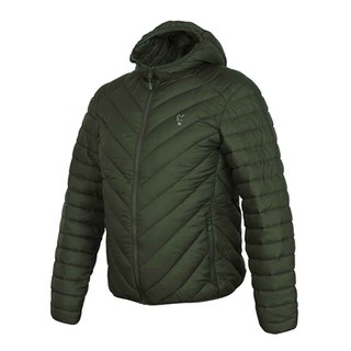 Fox Collection Quilted Jacket Green/Silver