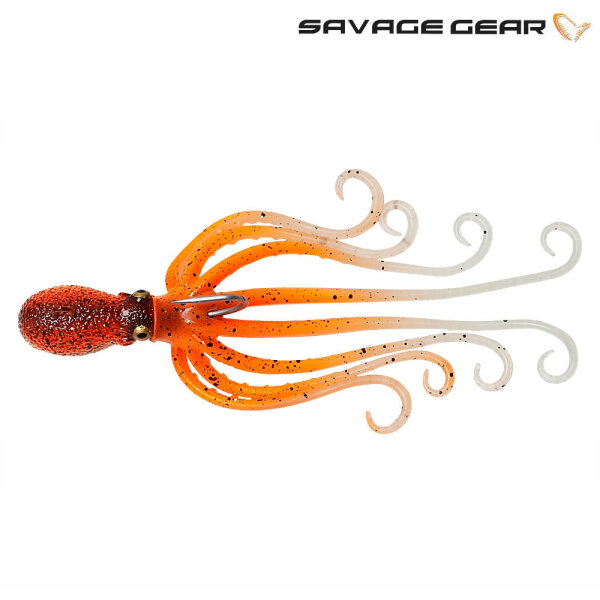 Savage Gear 3D Octopus 15cm 70g UV Orange Glow