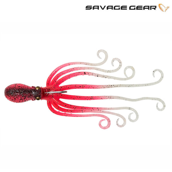 Savage Gear 3D Octopus 16cm 120g UV Pink Glow