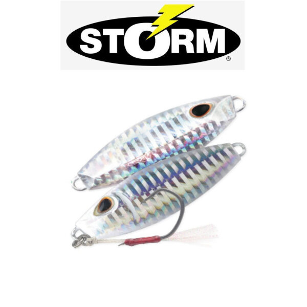 Storm Gomoku Slow Rocker 90g UV Naked Flash Zebra