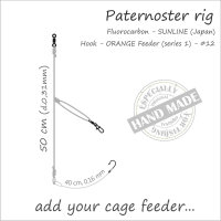 Life Orange Feeder Rig Paternoster (ohne Futterkorb)