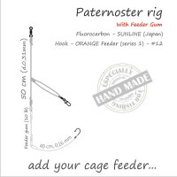 Life Orange Feeder Rig Paternoster + Feedergummi (ohne...