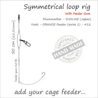 Life Orange Feeder Rig Symmetrische Schlaufe +...