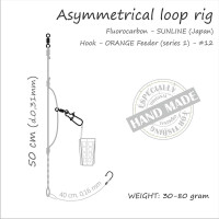 Life Orange Feeder Rig Asymmetrische Schlaufe