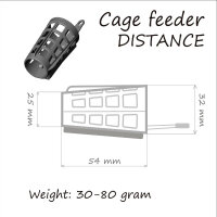 Life Orange Cage Feeder Distance