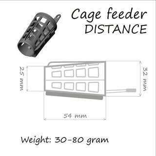 Life Orange Cage Feeder Distance 30g