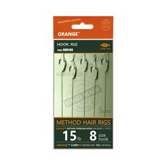 Life Orange Method Hair Rigs Series 1 15lb Gr.10