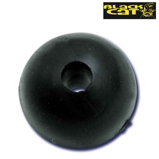 Black Cat Rubber Shock Bead 10mm 10Stck