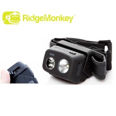 RidgeMonkey VRH300X USB Rechargeable Headtorch RM513