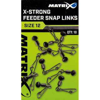 Fox Matrix X-Strong Feeder Bead Snap Links