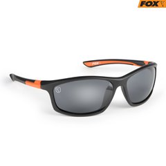 Fox Sunglasses Collection Black & Orange Frame/Grey Lens