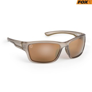 Fox Sunglasses Avius Wraps Trans Khaki Frame/Brown Mirror Lens