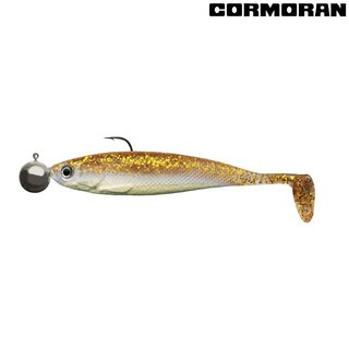 Cormoran Action Fin Shad Ready to Fish 10cm Golden Seed 2 Stck